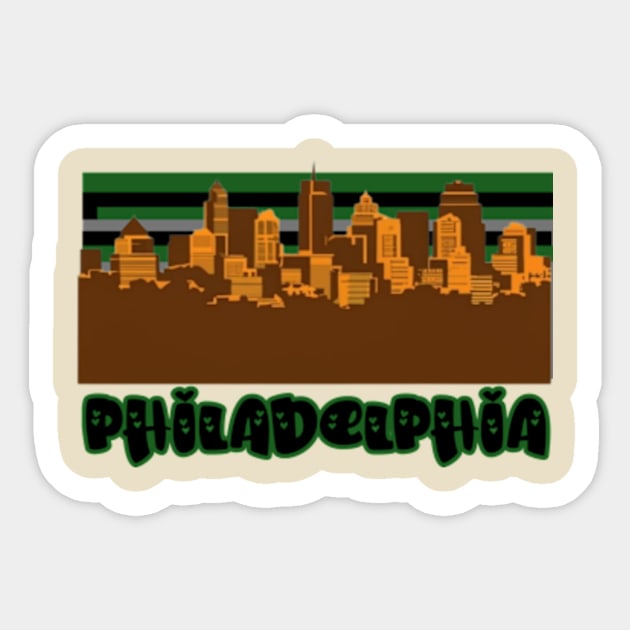 Philadelphia Sticker by TshirtMA